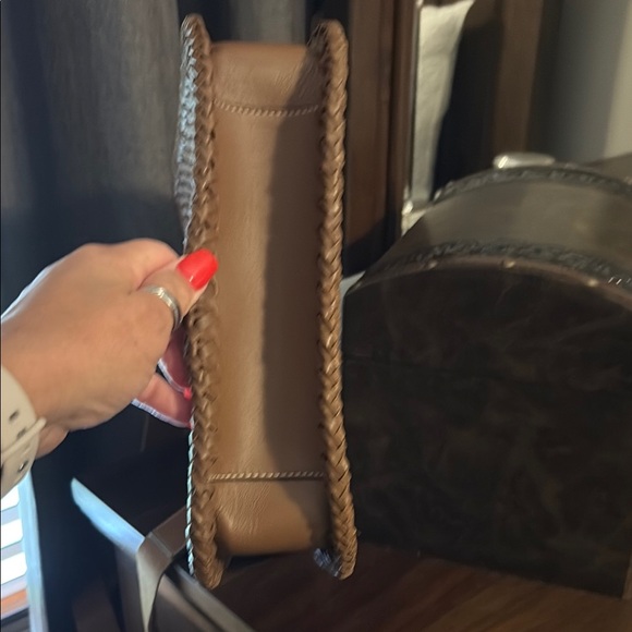 Tory Burch Brown Woven Crossbody Bag - Picture 12 of 16